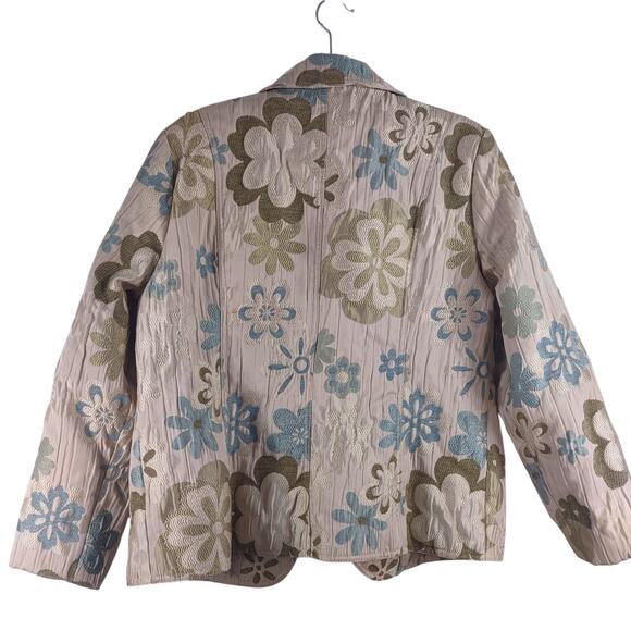 Erin London Quilted Button Up Jacket, Size XL - Picture 2 of 9